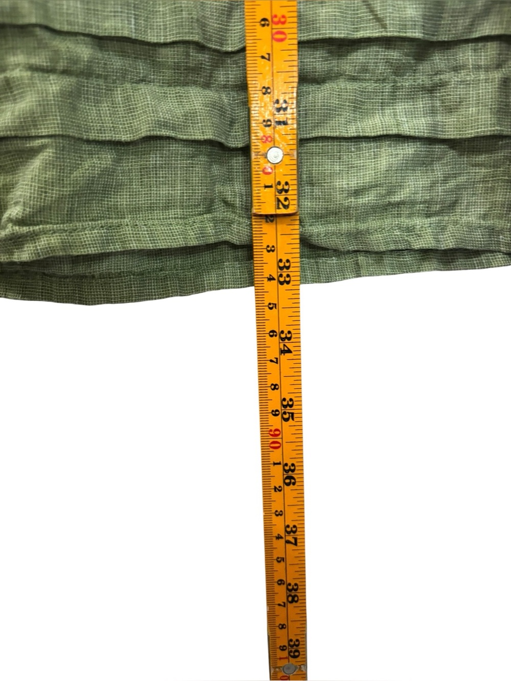 Flax Linen Green Sleeveless Tank Top Tunic Size Large Lagenlook Minimalist - Picture 8 of 10